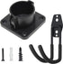 EV Charger Holder, Electric Vehicle Charger Nozzle Holster Dock and J-Hook Combination for J1772 Connector