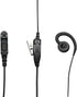 C Shape Headset Earpiece Mic with PTT Working for Motorola XPR3000 XPR3000E XPR3300 XPR3500 XPR3500e Walkie Talkie 2 Way Radio