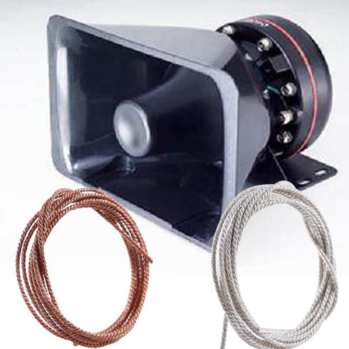 Speaker Wire, Subwoofer Wire Cable, 8 Strands Braided Pure Copper Wire, 1M Lead Wire for 8~10 inch Speakers