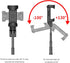 Serounder 8 34cm to168cm Sections Selfie Stick Tripod, Auto Open Close Extension Pole Handheld Monopod Tripod with BT