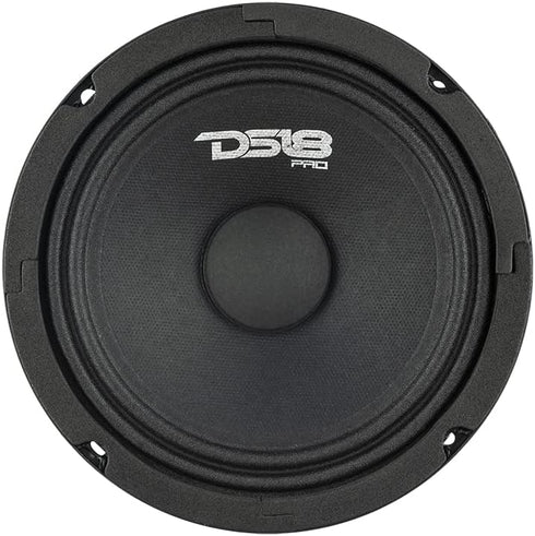 DS18 PRO-GM6.4 Loudspeaker - 6.5", Midrange, Black Steel Basket, 480W Max, Premium Quality Audio Door Speakers