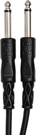 Hosa CPP-101 1 Foot Interconnect Cable, 1/4-inch TS Male to 1/4-inch TS Male