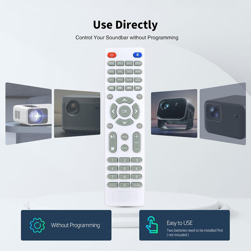 Snrigw PD-201/PD-201S Universal Replacement Remote Control for Dxyiitoo Projector RCA Projectors