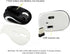 Cute Mini Wireless Mouse, Small Size Portable USB Optical Mice, 3 Buttons 1000 DPI Cordless for Laptop PC Notebook