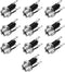 uxcell 10pcs 5.5mmx2.1mm DC Power Jack Socket Female Mount Connector DC-025M