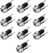 uxcell 10pcs 5.5mmx2.1mm DC Power Jack Socket Female Mount Connector DC-025M