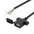 RIIEYOCA USB Female 4pin Bare Wire,USB 2.0 Power Data Cable with Dust Cap DIY Pigtail Cable,for and USB Equipment Installed or Replace Repair