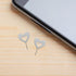 100pcs Beaupretty Sim Card Tray Ejector Pins Removal Tools for Smartphones Mobile Phone Sim Card Remover Tool