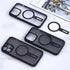 ThtRht Mount Metal Ring Sticker Foldable Phone Ring Holder Stand Magnetic Adapter for Magsafe Charger Android Phone