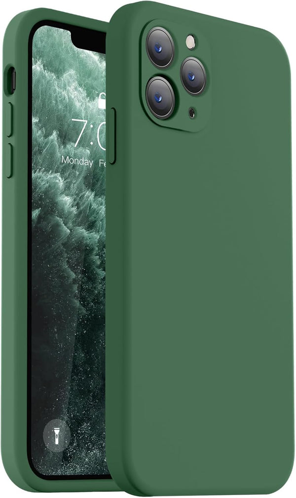 Vooii iPhone 11 Pro Max Case, Upgraded Liquid Silicone with Camera Protection and Soft Anti-Scratch Microfiber Lining,