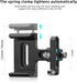 FANAUE SSD Mount Bracket with Cold Shoe Cable Clamp, 1.5"-2.1" for Samsung T5 T7 SSD, Compatible with BMPCC Camera Cage