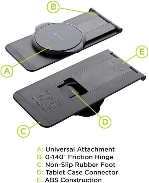 Filofax Stand Enitab360 Adjustable Tablet Stand - Holder for Small Tablets, Black