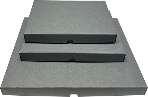 Lineco Folio Storage Box, 18.5x24.5x1.75 in Clamshell Design with Metal Edge, Archival Boxboard for Organizing Photos,