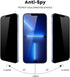 JETech 2-Pack Privacy Screen Protector for iPhone 13 Pro Max 6.7" with Camera Lens Protector, Anti-Spy Tempered Glass.