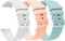 Compatible Bands for EGQINR Smartwatch, Lamshaw Classic 18mm Soft Silicone Sports Strap Bracelet