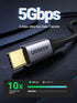 UGREEN USB C Cable USB C 3.0 Cable 5Gbps Data Transfer Type C Cable Fast Charging Nylon Braided Cord for Android Auto/iPhone 15/Galaxy S21 S20 A53 A71/iPad Mini 6/Switch/PS5 Controller, 6.6FT