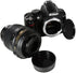 Camera Body Cap and Rear Lens Cover for Nikon D7500 D750 D3400 D3300 D3200 D5500 D5300 D5200 D5100 D5000