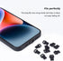 12PACK Lightning Anti Dust Plug with Easy-Grip Tab Compatible with iPhone 14, 13, 12, 11, 10, XS, XR, 8, 7, Charging