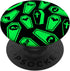 Halloween Coffin Pattern Black Green Horror Gothic PopSockets PopGrip: Swappable Grip for Phones & Tablets