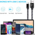 Fast Charging USB Wall Charger & Type C Cable for Samsung Galaxy A11, A21, A51, S24, Note 20 Ultra, LG Stylo 6/5/4.