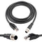 M12 to RJ45 Industrial Ethernet Cable: Automation Systems Interconnect, Cat5e SFTP 2M/6.6Ft