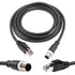 M12 to RJ45 Industrial Ethernet Cable: Automation Systems Interconnect, Cat5e SFTP 2M/6.6Ft