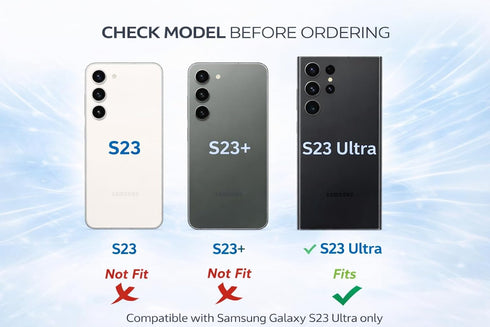 PHONSUN S23 SM-S918U S918U1 Replacement SIM Card Tray for Samsung Galaxy Ultra - Single Sim USA Version (Phantom Black)
