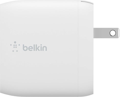 Belkin 24W Dual Port USB Wall Charger - Fast Charging for iPhone, iPad, Samsung & More - Charging Block for Power Bank, No Cable Included