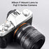 K&F Concept IV PRO NIK-FX Lens Mount Adapter with Aperture Control Ring for Nikon F Series Lens to Fujifilm X-Series