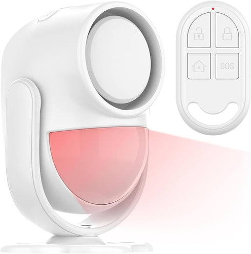 luckydeer 125dB Loud Motion Sensor Alarm with 328ft Remote Control (40ft PIR Detector,