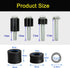 M8 Screws for Samsung TV M8 x 45mm, Pitch 1.25mm TV Mounting Bolts with 25mm Long Spacers for Samsung TVs