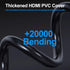 Vorothin 10 FT/3M 5-Pack, 4K 2.0 10 PS4 PS5 2.2, 3D, HDMI Cable HDMI Cable FT, Shielded HDMI Computer Monitor Cable