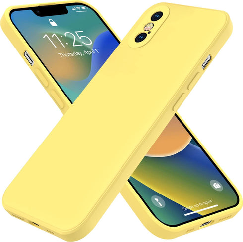 Liquid Silicone Gel Rubber Phone Case for iPhone Xs Max, Non-Yellowing Non-Slip Full Body Ultra Slim Protective Cover,