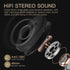 iKF T1 Wireless Headphones - Call Noise Cancelling Bluetooth Headset with 50 Hours Using Time, Compatible iOS/Android,