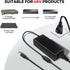 LeTaoXing 48V 2A Power Supply, AC to DC 48V 2A 96W Adapter for PoE Switch CCTV Camera Router Control System