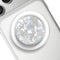 FENNIDICE Clear Crystal Natural Sea Shell Mother of Pearl Transparent Magnetic Phone Grip