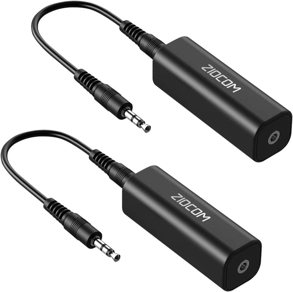ZIOCOM Ground Loop Isolator, Noise Filter to Eliminate Buzzing Noise for Your Car Audio System/Home Stereo with 3.5mm