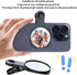 SHDIEHJFMLDH 2 Sets Magnetic Selfie Mirror for Back Camera, Compatible with Magsafe Case & All Phones, Convex Cell