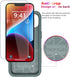 Diverbox Heavy Duty Case for iPhone 14, Shockproof, Tempered Glass Screen + Camera Lens Protector, Pine Green