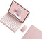 Keyboard Case for Galaxy Tab A8 10.5 inch with Bluetooth Mouse, Detachable Candy Color Keyboard Cover - Pink