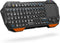 Fosmon Mini Bluetooth Keyboard (QWERTY Keypad), Wireless Portable with Touchpad, Compatible with Apple TV, PS4, PS5