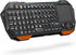 Fosmon Mini Bluetooth Keyboard (QWERTY Keypad), Wireless Portable with Touchpad, Compatible with Apple TV, PS4, PS5