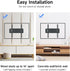 suptek 32-60 Inch 16" 400x400mm, 99lbs, MA001 Full Motion TV Wall Mount for TVs, Swivel & Tilt Adjustable Bracket, Dual