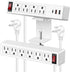 VILONG Desk Clamp Power Strip with 10 AC Outlets, PD20W USB-C, 6ft Extension Cord, Removable Clamp Power Socket