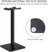 Link Dream Headset Holder - Gaming Headphone Stand with Aluminum Bar, Flexible Headrest, Anti-Slip, Black