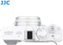 JJC TA-X100V Silver Thumbs Up Grip for Fuji X100V Camera, Hot Shoe Thumb Grip, Premium Aluminium Alloy