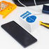 200pcs Glass Dusting Stickers for Phone Removal, Laptop Computer Guide Touch Blue Cell Duster