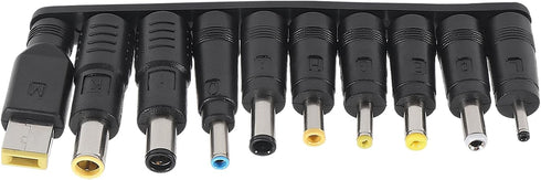 Universal 10Pcs DC 5.5x2.1mm Connectors Plug Kit, Laptop Notebook Input DC Plug Set, Female Adapter Base