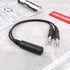 Helicopter U-174 Plug Aviation Headset to General Aviation Adapter Cable
