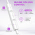 USB C Headphones for Samsung S24 Ultra S23 Fe A35, Type C Earphones Noise Isolating with Mic, Wired Earbuds, Purple